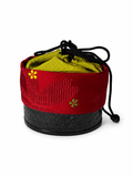 Red Japanese Bamboo Basket Bag