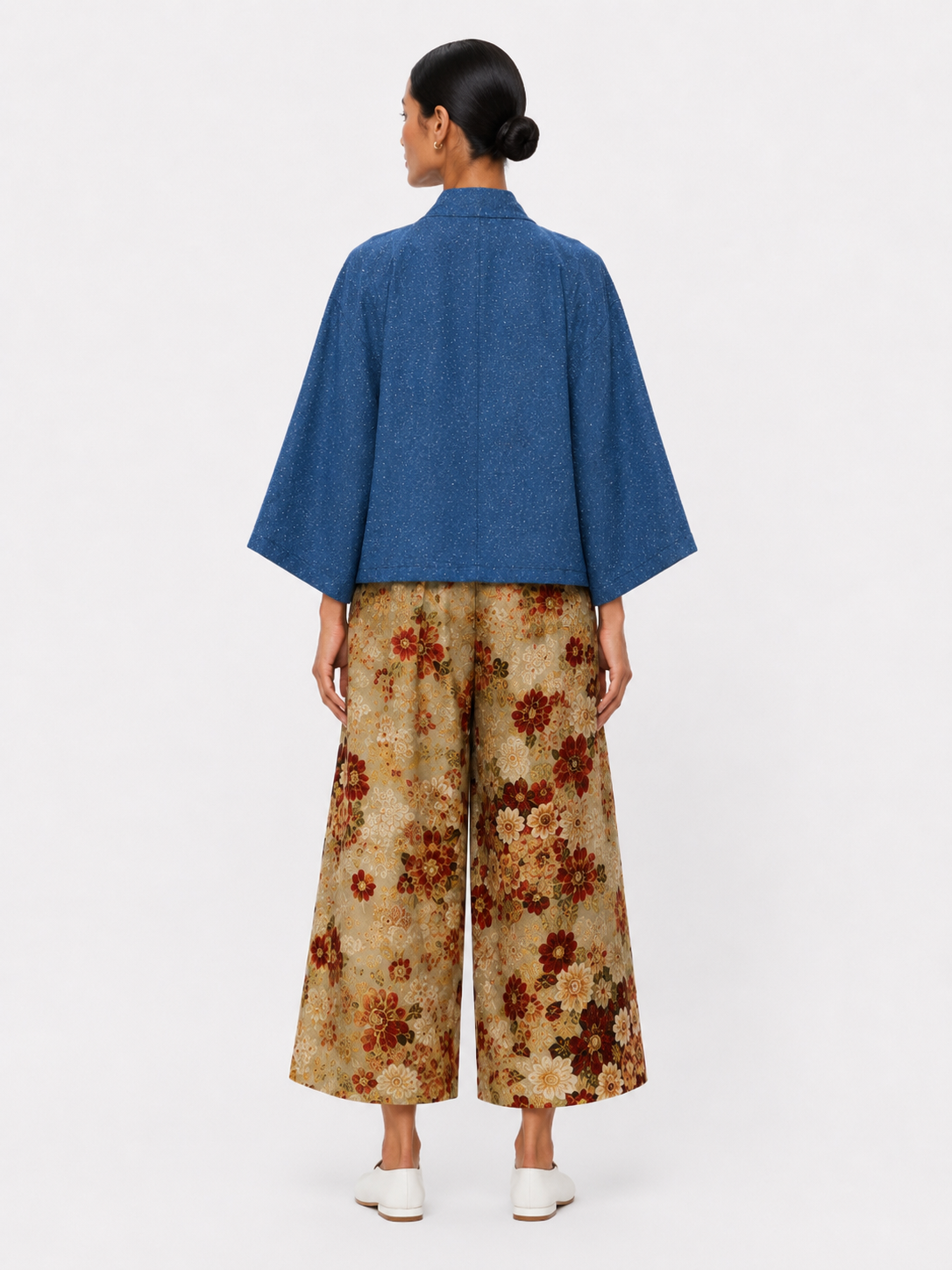 Oversized Denim Kimono Jacket | Relaxed Fit