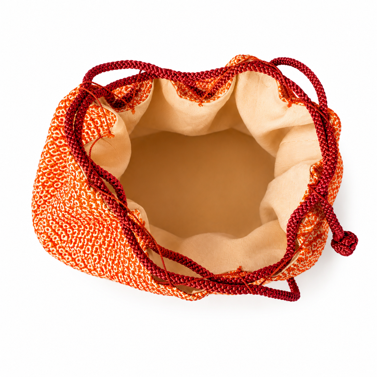 Vintage Japanese Shibori Bamboo Basket Bag