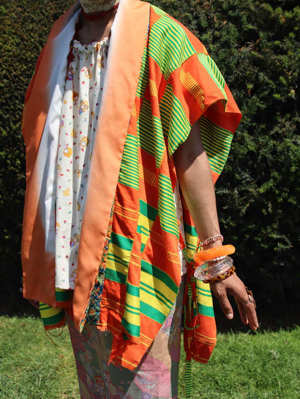 Afro Asian Open Kimono Jacket